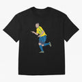 Ronaldo R9 Brazil (2002 WC) Oversized T-Shirt Keep the Legacy of Global Football Passion for FIFA World Cup 2026 Group Stage, Celebrating CR7 and Messi, France and Portugal, Supporter Pride, Iconic Celebrations, Legendary Names and Global Match Day