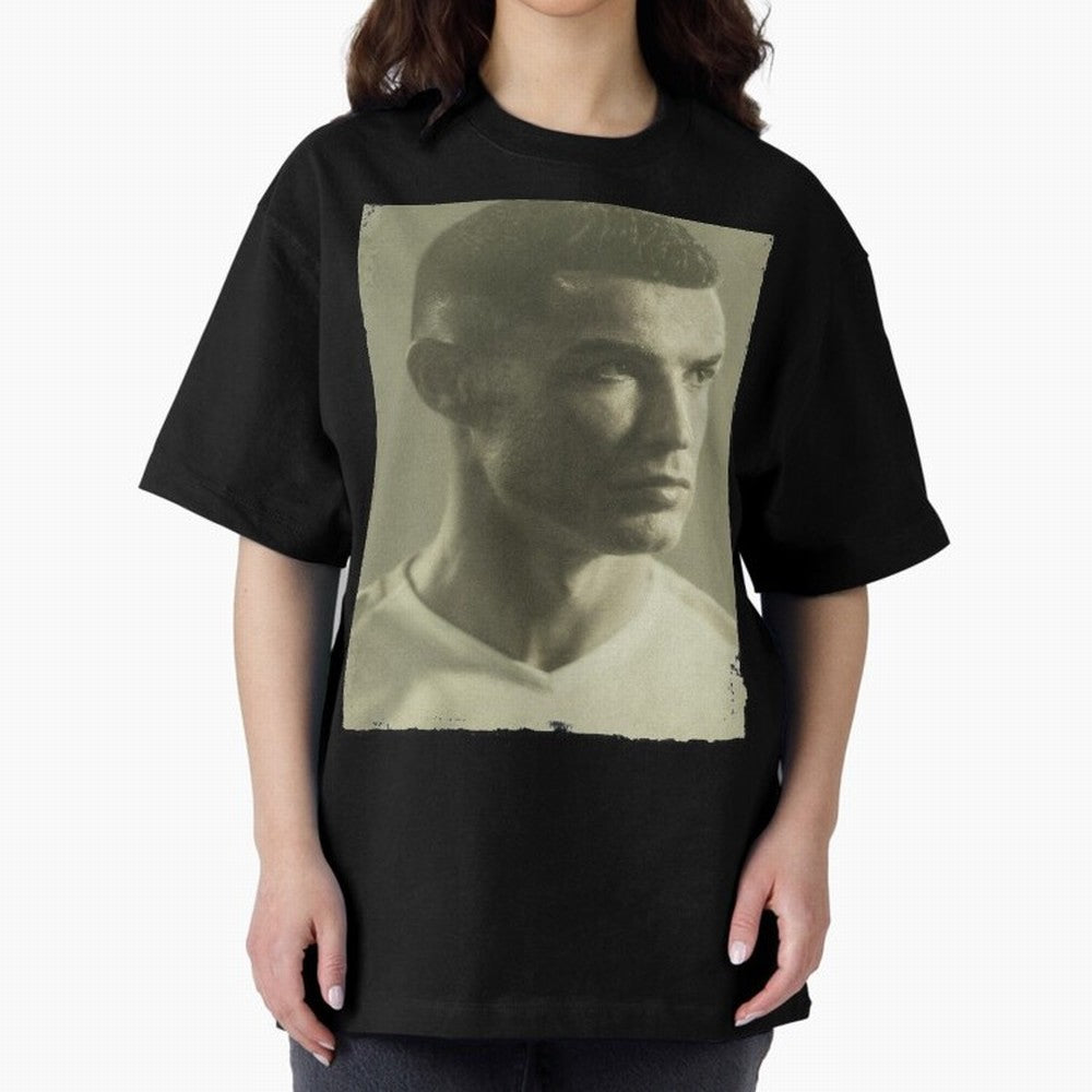 Cristiano Ronaldo Fan Art Oversized T-Shirt Turn Up for Match Day Hype around FIFA World Cup 2026 USA Canada Mexico, Neymar, Haaland and Cristiano Ronaldo, Argentina and Brazil, Championship Spirit, Famous Goals, Roaring Crowds and International