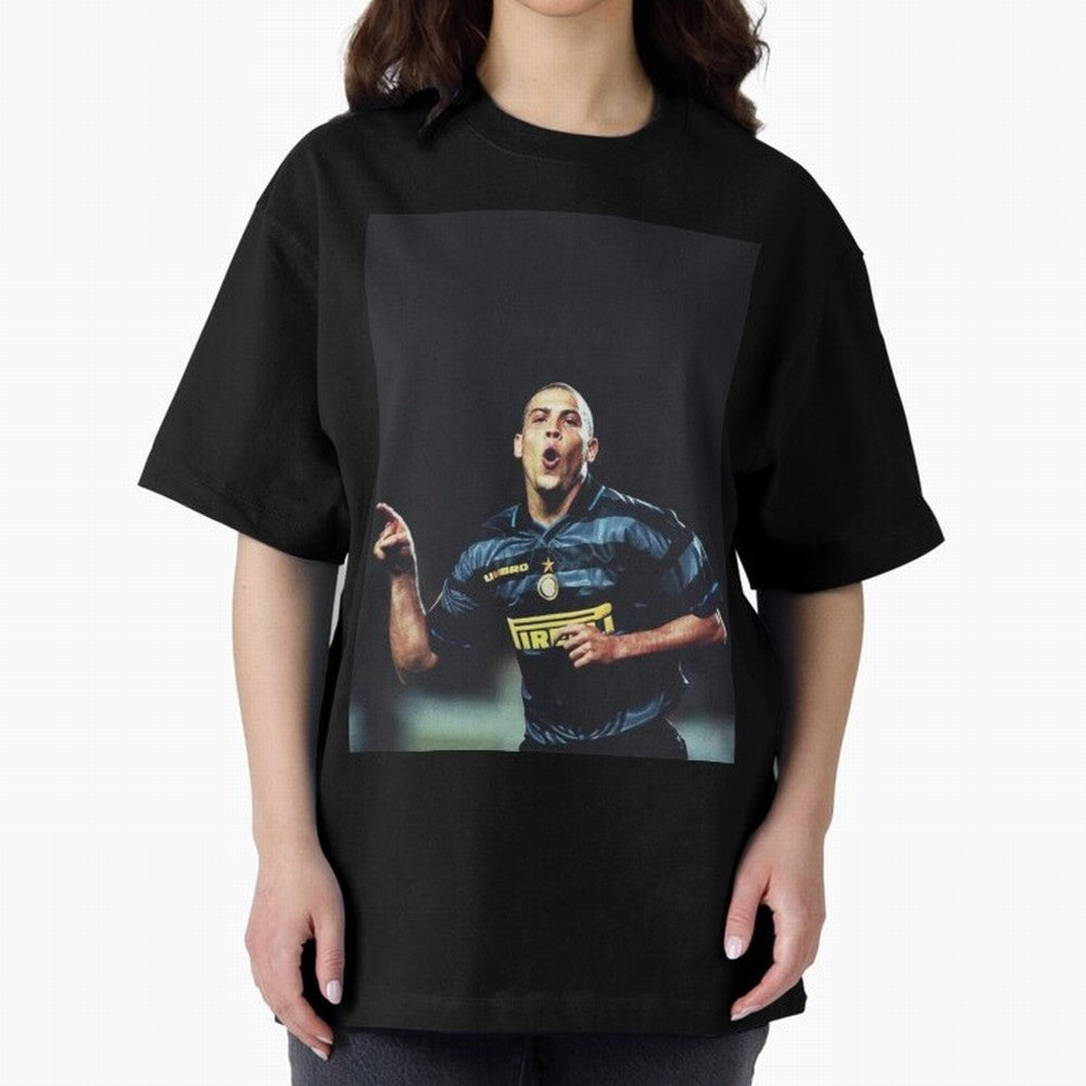 IL FENOMENO Oversized T-Shirt Build FIFA World Cup 2026 USA Canada Mexico Spirit, Built around Spain, Cristiano Ronaldo, Vintage Soccer Flavor, Modern Football Stars, National Flags and Final Night Emotion; Ideal for Football Dads, Football Moms,