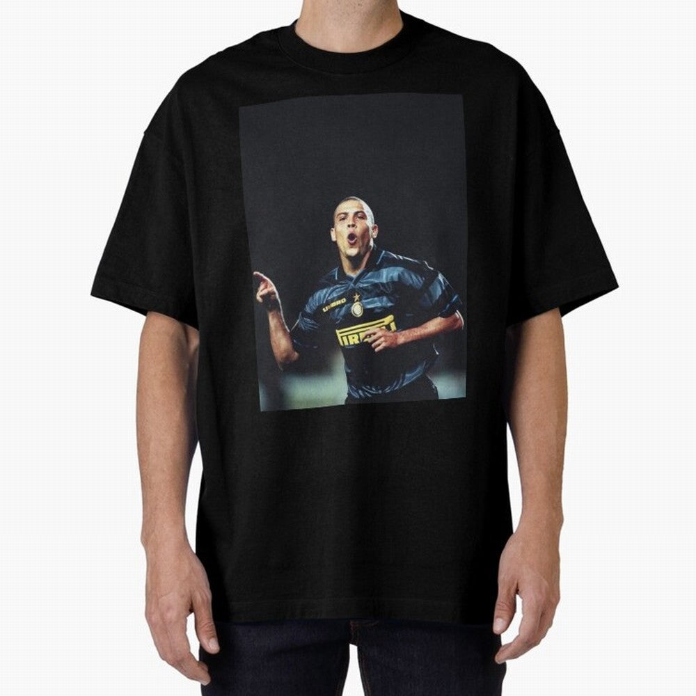 IL FENOMENO Oversized T-Shirt Build FIFA World Cup 2026 USA Canada Mexico Spirit, Built around Spain, Cristiano Ronaldo, Vintage Soccer Flavor, Modern Football Stars, National Flags and Final Night Emotion; Ideal for Football Dads, Football Moms,