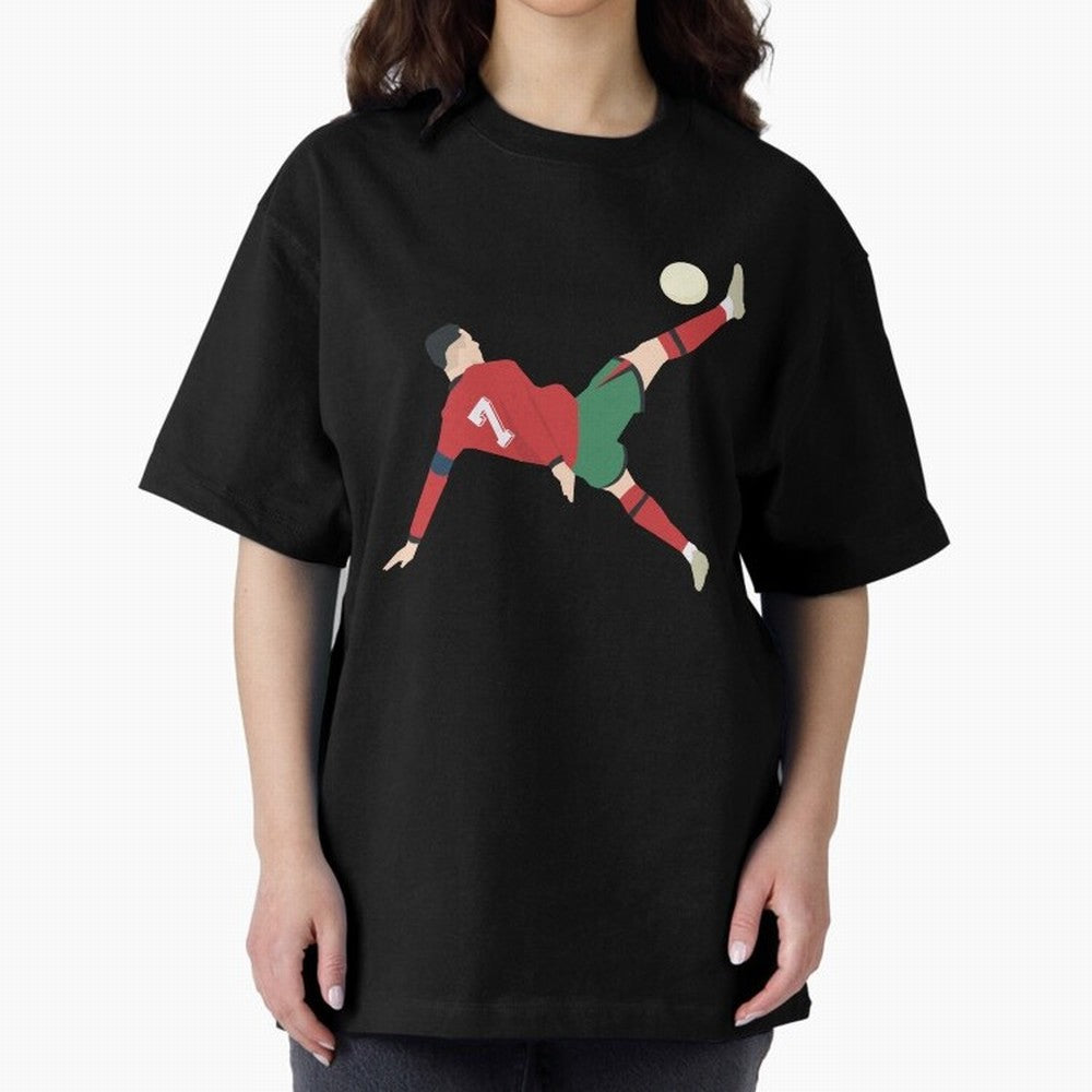Cristiano Ronaldo CR7 Portugal Oversized T-Shirt Showcase Match Day Hype around FIFA World Cup 2026, Messi, CR7 and Mbappe, England and Germany, Game Day Rituals, Football Legends, Country Pride and the Road to the Final; Built for Supporters
