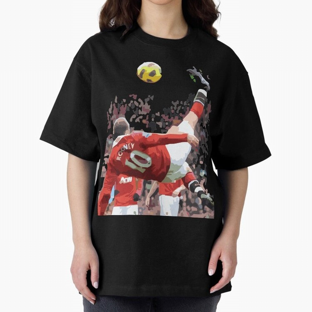 WAYNE ROONEY Oversized T-Shirt Make Every Match About FIFA World Cup 2026 Group Stage Spirit, Highlighting France and Portugal, Cristiano Ronaldo, Fan Favorite Moments, National Team Passion, Big Match Drama and Soccer History; Perfect for
