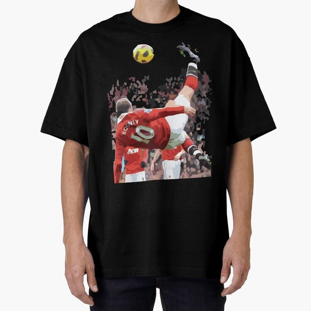 WAYNE ROONEY Oversized T-Shirt Make Every Match About FIFA World Cup 2026 Group Stage Spirit, Highlighting France and Portugal, Cristiano Ronaldo, Fan Favorite Moments, National Team Passion, Big Match Drama and Soccer History; Perfect for