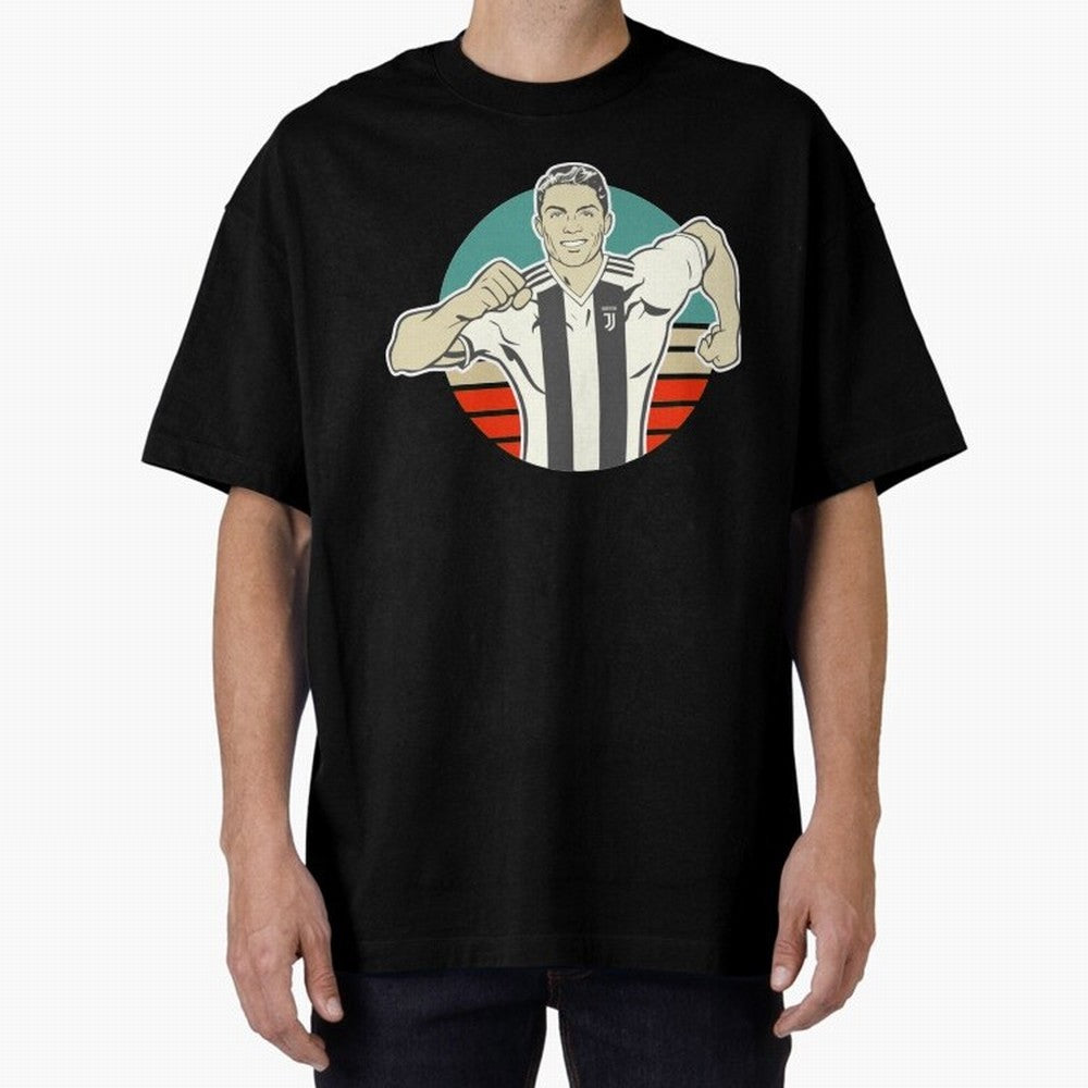 Ronaldo Ronaldo Oversized T-Shirt Bring Trophy Dreams to FIFA World Cup 2026 Group Stage Spirit, Filled with France and Portugal, CR7 and Messi, Tournament Hype, Historic Matchups, Family Viewing Parties and Global Sports Pride; Made for Collectors
