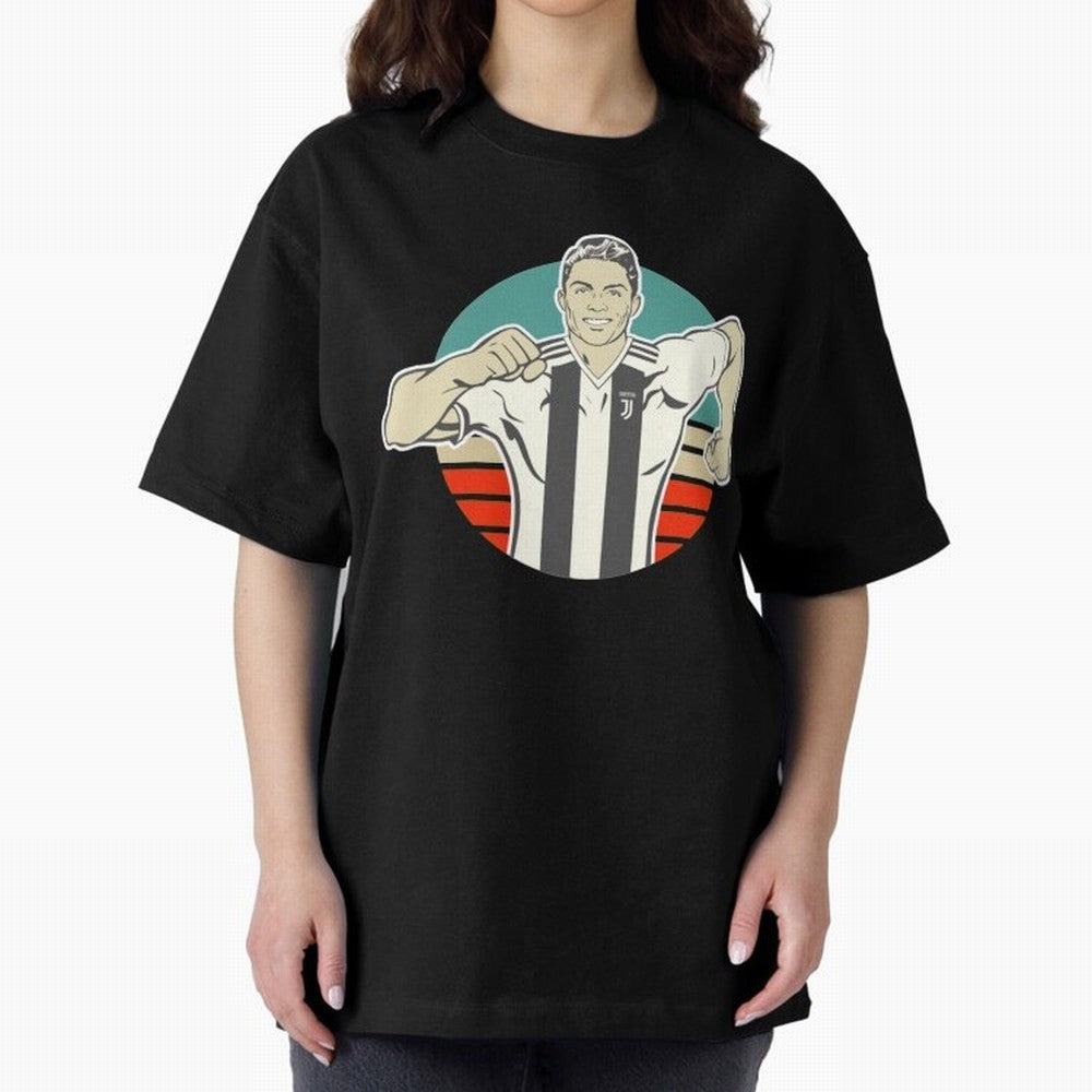 Ronaldo Ronaldo Oversized T-Shirt Bring Trophy Dreams to FIFA World Cup 2026 Group Stage Spirit, Filled with France and Portugal, CR7 and Messi, Tournament Hype, Historic Matchups, Family Viewing Parties and Global Sports Pride; Made for Collectors