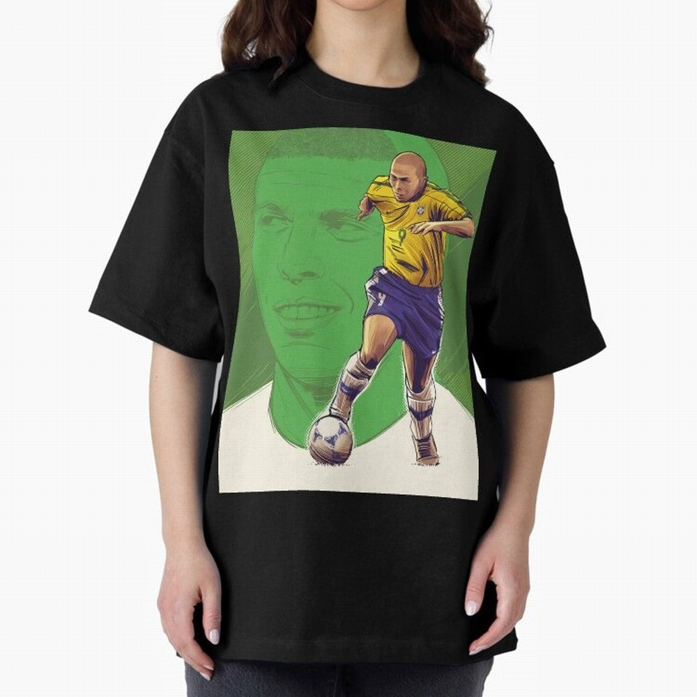 Wallpaper Ronaldo Nazario Oversized T-Shirt Celebrate Rivalries and Pride in FIFA World Cup 2026 Group Stage Connected to Haaland, Brazil, Portugal and Argentina Energy, Supporter Pride, Iconic Celebrations, Legendary Names and Global Match Day