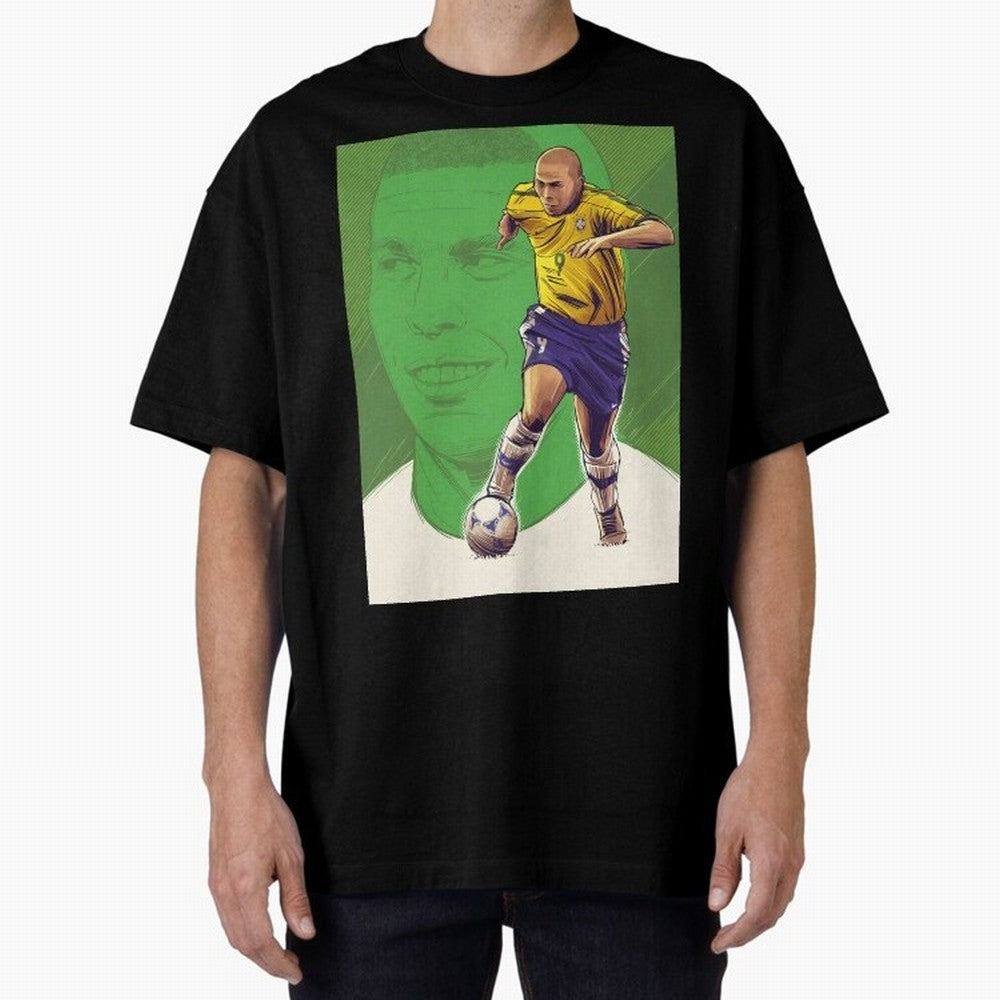 Wallpaper Ronaldo Nazario Oversized T-Shirt Celebrate Rivalries and Pride in FIFA World Cup 2026 Group Stage Connected to Haaland, Brazil, Portugal and Argentina Energy, Supporter Pride, Iconic Celebrations, Legendary Names and Global Match Day