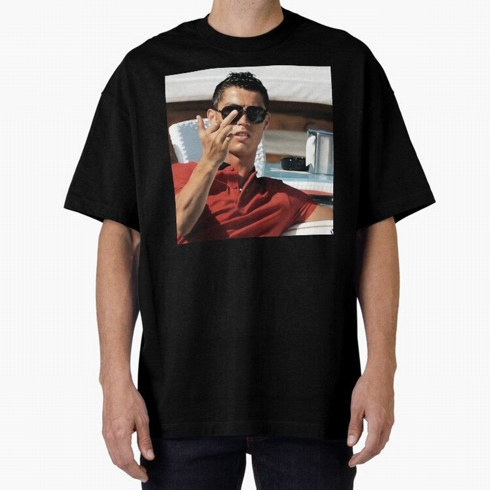 Ronaldo Oversized T-Shirt Capture FIFA World Cup 2026 USA Canada Mexico Celebrating Mbappe and Neymar, Spain and Netherlands Energy, Stadium Memories, Football Loyalty, International Chants and Championship Tradition; Built for Supporters Chasing