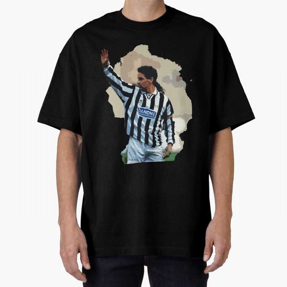 Roberto Baggio Oversized T-Shirt Celebrate Every Goal in the FIFA World Cup 2026 USA Canada Mexico Journey through Messi, CR7 and Mbappe Highlights, Brazil Pride, Game Day Rituals, Football Legends, Country Pride and the Road to the Final; Ideal