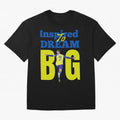 Inspired To Dream Big Oversized T-Shirt Celebrate Every Goal in Match Day Hype around FIFA World Cup 2026, Haaland and Mbappe, Argentina and Brazil, Vintage Soccer Flavor, Modern Football Stars, National Flags and Final Night Emotion; Great for