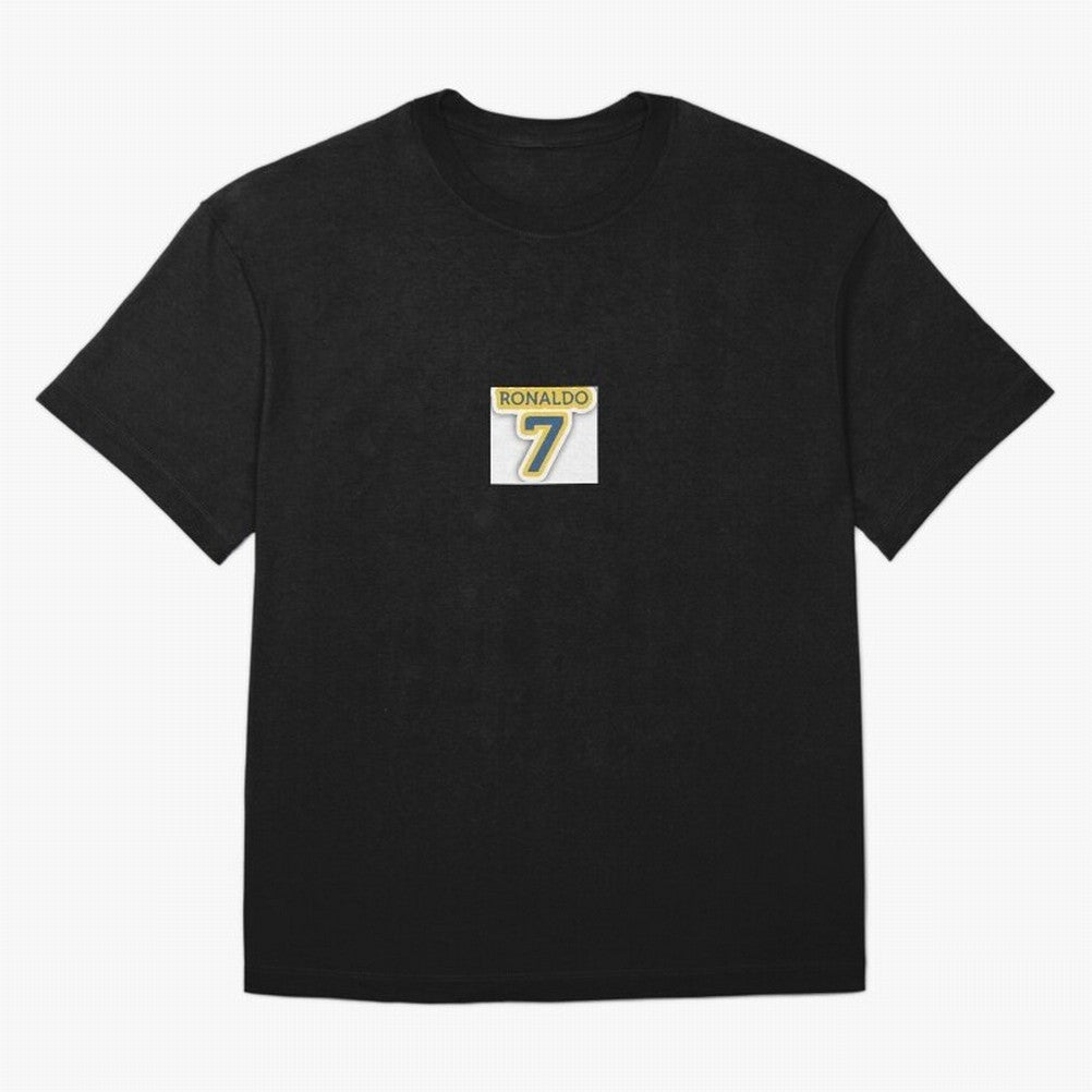 Ronaldo sticker Oversized T-Shirt Make Memories around FIFA World Cup 2026 Spirit, Featuring England and Germany, CR7 and Messi, Match Day Excitement, Supporter Culture, Golden Goals and Global Football Passion; Perfect for Fans, Collectors, Family