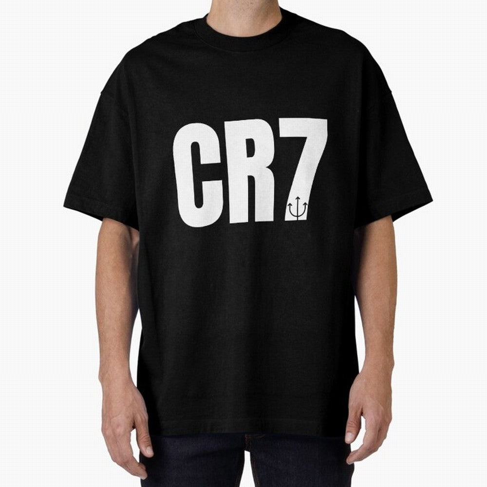 CR7 - Cristiano Ronaldo Manchester United 2021 Oversized T-Shirt Get Ready for the FIFA World Cup 2026 USA Canada Mexico Journey through Mbappe and Neymar Highlights, Portugal, Spain and Germany Pride, Football Festival Excitement, Trophy