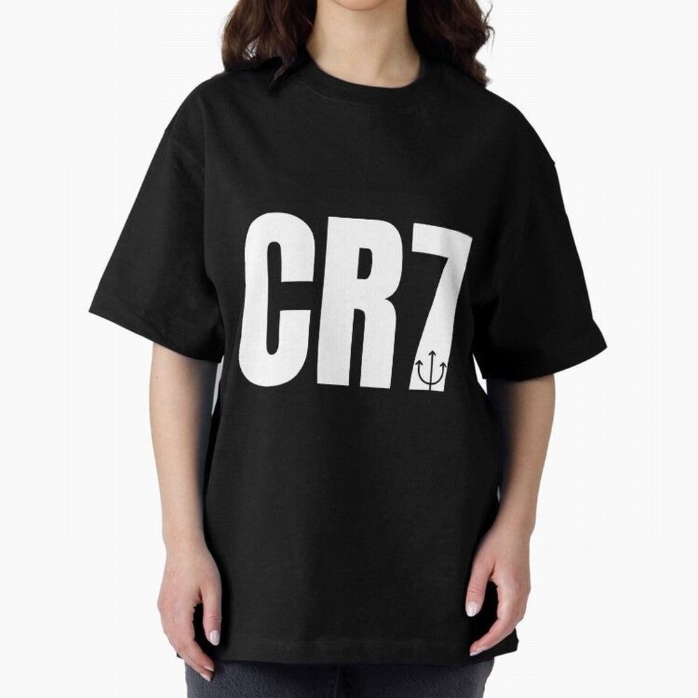 CR7 - Cristiano Ronaldo Manchester United 2021 Oversized T-Shirt Get Ready for the FIFA World Cup 2026 USA Canada Mexico Journey through Mbappe and Neymar Highlights, Portugal, Spain and Germany Pride, Football Festival Excitement, Trophy
