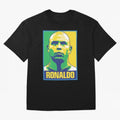 Ronaldo - BRAZIL Oversized T-Shirt Honor the Beautiful Game during FIFA World Cup 2026 Group Stage Capturing Cristiano Ronaldo, Argentina and Brazil Energy, Soccer Culture, Superstar Moments, National Team Dreams and Competitive Fire; Great for