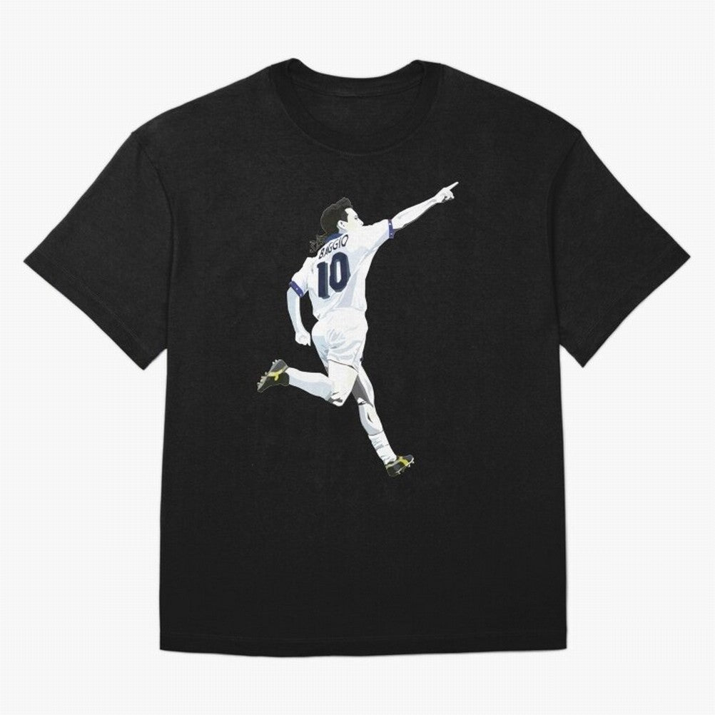 Roberto Baggio - Italy | Mbappe gift Oversized T-Shirt Relive the Noise and Pride of FIFA World Cup 2026 Inspired by Haaland, Portugal, Spain and Germany Energy, Game Day Rituals, Football Legends, Country Pride and the Road to the Final; Perfect