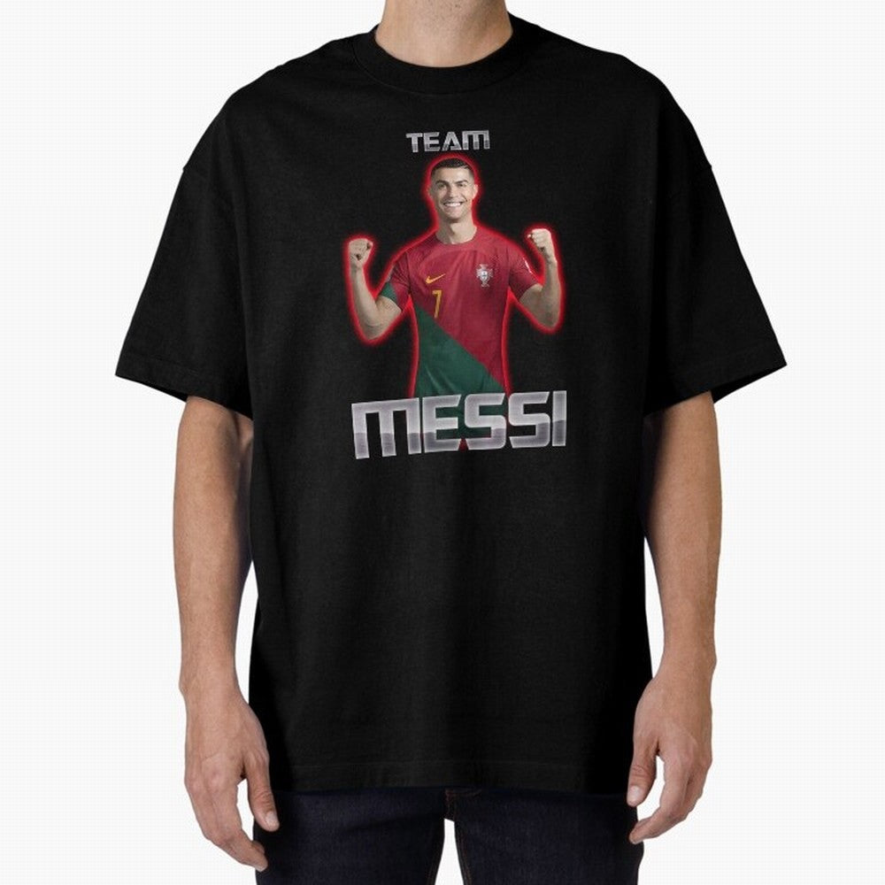 controversial football shirt Oversized T-Shirt Elevate FIFA World Cup 2026 Group Stage Capturing Messi, CR7 and Mbappe, Brazil Energy, Stadium Chants, National Pride, Trophy Dreams and Unforgettable Football Memories; Built for Supporters Chasing