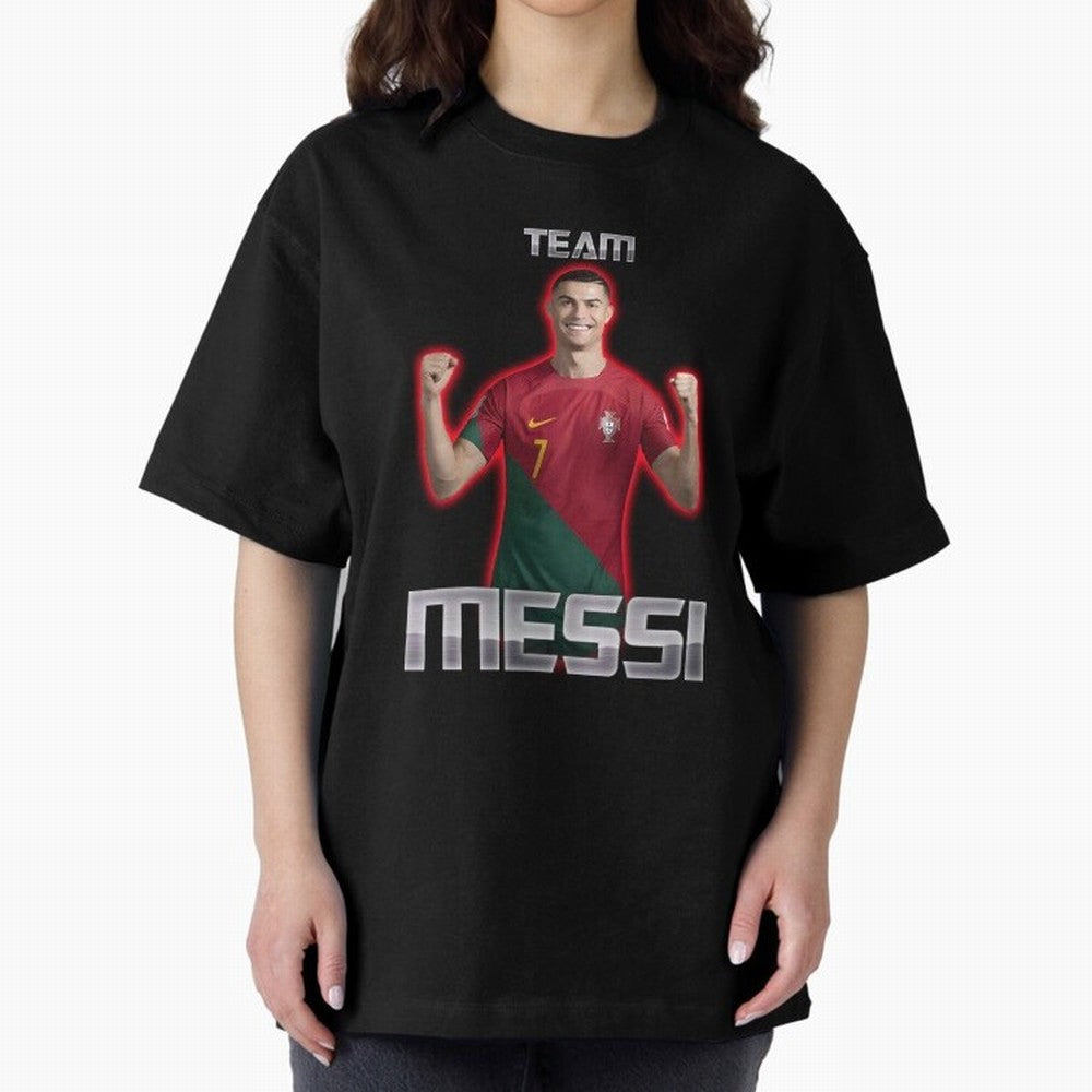 controversial football shirt Oversized T-Shirt Elevate FIFA World Cup 2026 Group Stage Capturing Messi, CR7 and Mbappe, Brazil Energy, Stadium Chants, National Pride, Trophy Dreams and Unforgettable Football Memories; Built for Supporters Chasing