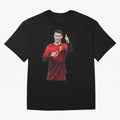 Ronaldo Thumbs Up Oversized T-Shirt Stand Out with Spirit from FIFA World Cup 2026 with Cristiano Ronaldo, Haaland and CR7, France Energy, Retro Football Energy, Iconic Rivalries, Trophy Chase Drama and Stadium Atmosphere; Perfect for Fans,