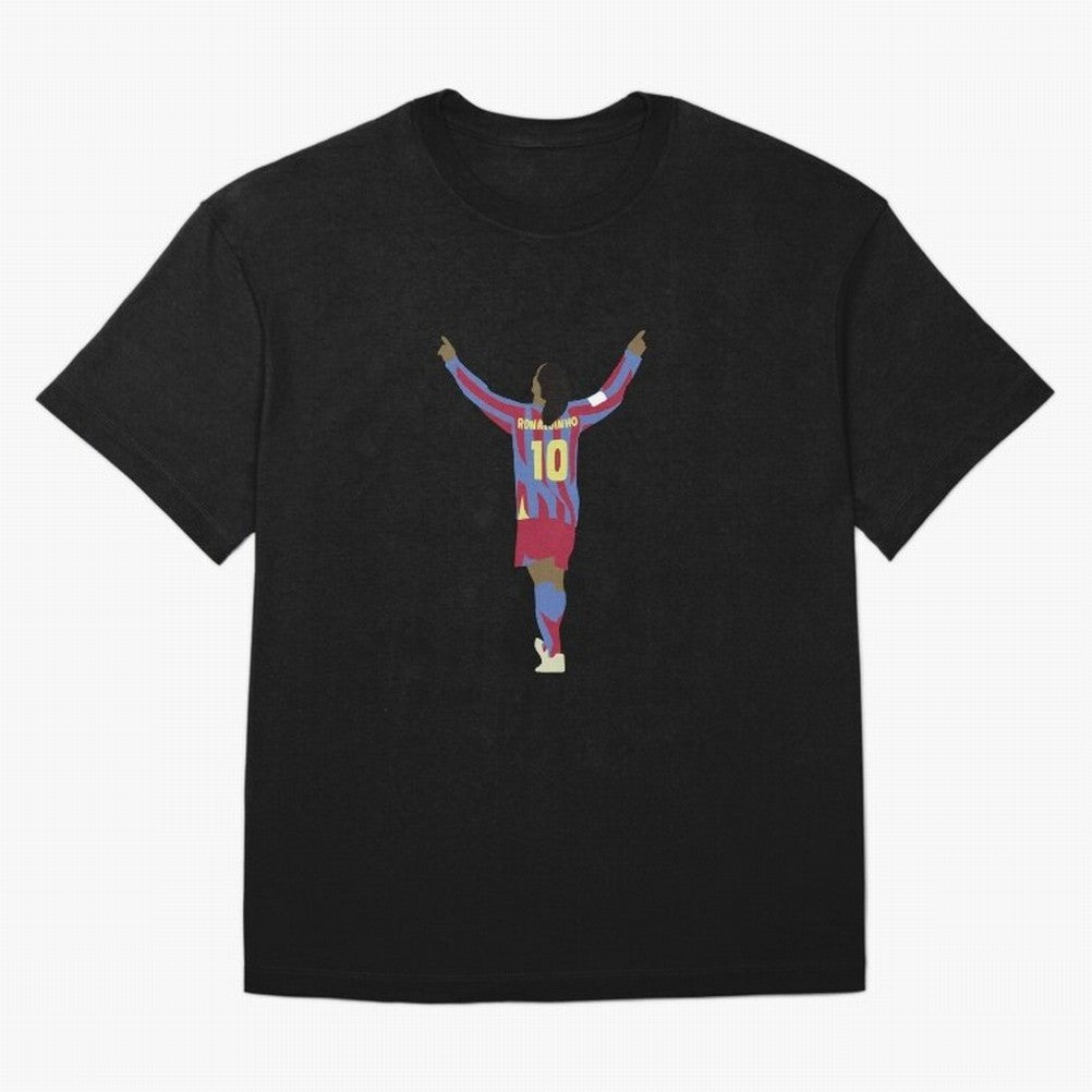 Ronaldinho FC Barcelona Oversized T-Shirt Bring Champion Energy into Global Football Passion for FIFA World Cup 2026 USA Canada Mexico, Made for Haaland and Mbappe, England, Stadium Memories, Football Loyalty, International Chants and Championship
