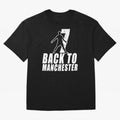 Men Back to manchester, Welcome to manchester Oversized T-Shirt Discover FIFA World Cup 2026 USA Canada Mexico for Fans of Haaland and Mbappe and Argentina, Bringing Stadium Memories, Football Loyalty, International Chants and Championship