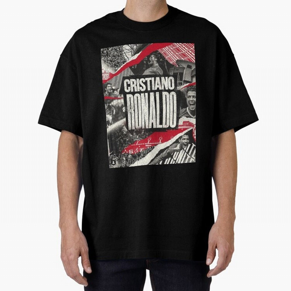 Welcome back to Manchester Oversized T-Shirt Join the Global Buzz around Match Day Hype around FIFA World Cup 2026 USA Canada Mexico, Mbappe, Brazil, Portugal and Argentina, Vintage Soccer Flavor, Modern Football Stars, National Flags and Final