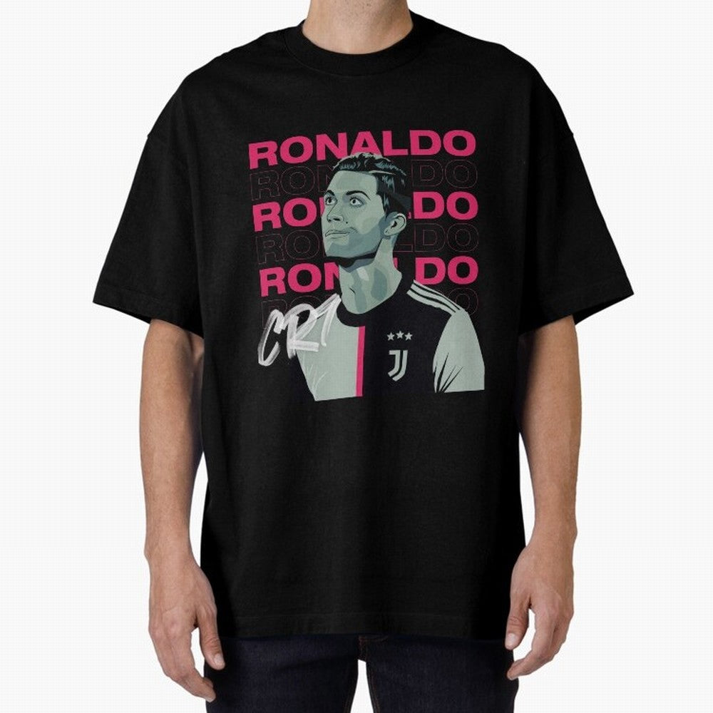 Ronaldo Oversized T-Shirt Spotlight Match Day Hype around FIFA World Cup 2026 USA Canada Mexico, Neymar, Haaland and Cristiano Ronaldo, England, France and Netherlands, Fan Favorite Moments, National Team Passion, Big Match Drama and Soccer