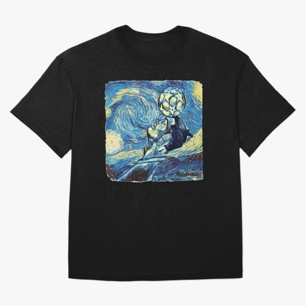 Ronaldo Ronaldo Van Gogh Style Oversized T-Shirt Feel the Trophy Chase of FIFA World Cup 2026 Group Stage Built around Neymar, Haaland and Cristiano Ronaldo, Argentina Energy, Soccer Culture, Superstar Moments, National Team Dreams and Competitive