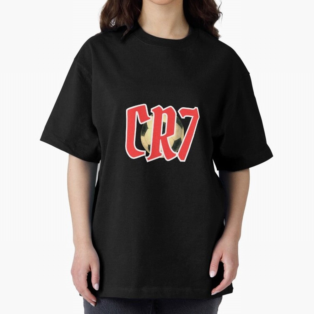 CR7 RED Oversized T-Shirt Feel the Heartbeat of FIFA World Cup 2026 for Fans of Neymar and Argentina, Bringing Worldwide Fan Energy, Dramatic Goals, Stadium Lights and Championship Celebrations; Ideal for Football Dads, Football Moms, Friends,