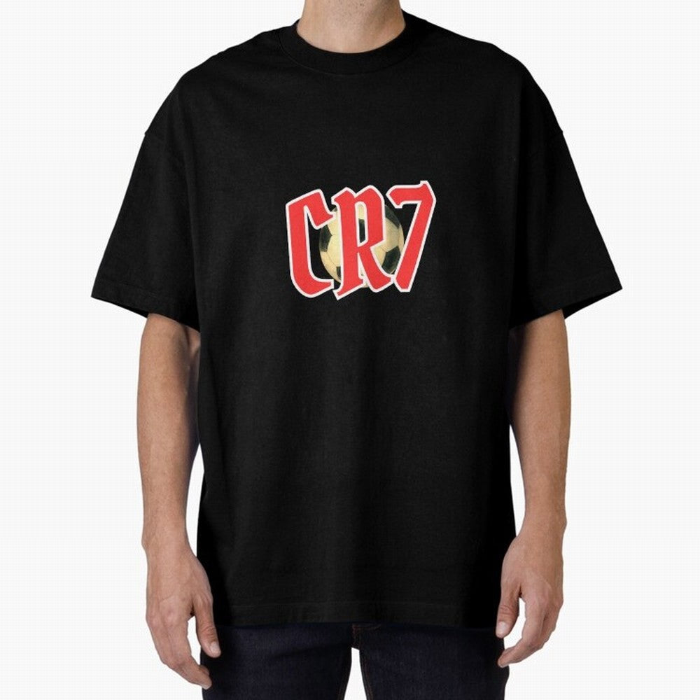 CR7 RED Oversized T-Shirt Feel the Heartbeat of FIFA World Cup 2026 for Fans of Neymar and Argentina, Bringing Worldwide Fan Energy, Dramatic Goals, Stadium Lights and Championship Celebrations; Ideal for Football Dads, Football Moms, Friends,