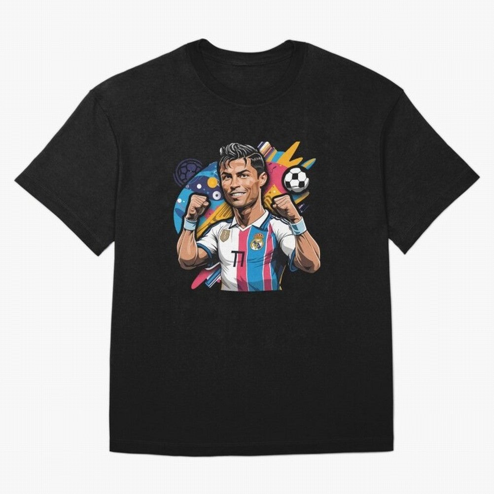 Cristiano Ronaldo cr7 Oversized T-Shirt Back the Journey through FIFA World Cup 2026 USA Canada Mexico Made for Messi, Neymar and Mbappe, England and Germany Energy, Stadium Chants, National Pride, Trophy Dreams and Unforgettable Football Memories;