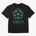 Mexico 70 World Cup Oversized T-Shirt Celebrate FIFA World Cup 2026 USA Canada Mexico Built around Mbappe and Neymar, England and Germany Energy, Football Festival Excitement, Trophy Ambitions, Country Rivalries and Star Player Buzz; Built for