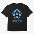 Retro World Cup 70 Logo Oversized T-Shirt Celebrate Fan Culture around Match Day Hype around FIFA World Cup 2026, Messi and Cristiano Ronaldo, Netherlands, Global Supporter Spirit, Legendary Goals, National Colors and Tournament Celebration; Made