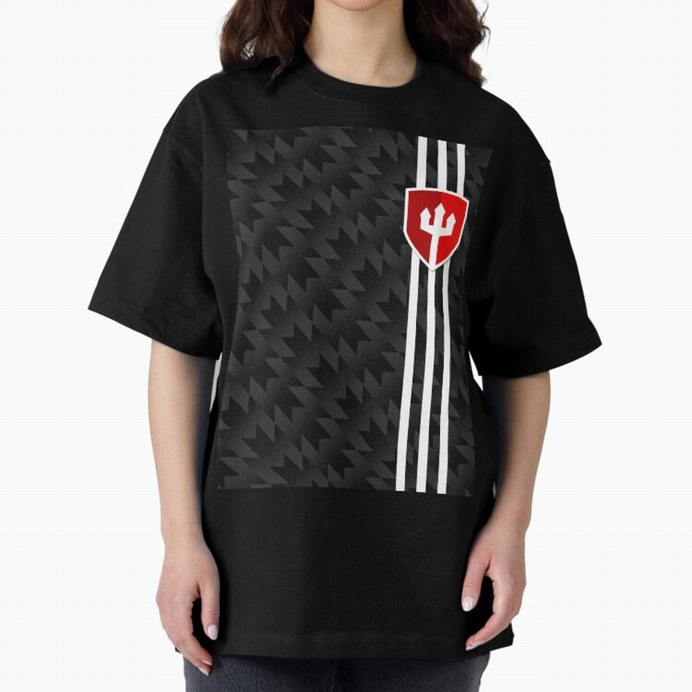 Manchester United 2017/18 3rd Kit Jersey Pattern Oversized T-Shirt Bring World Football Passion into FIFA World Cup 2026 USA Canada Mexico Featuring Cristiano Ronaldo, England Energy, Goal Celebration Energy, Supporter Heritage, Football Icons and
