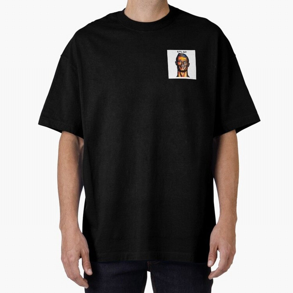 rnldo Oversized T-Shirt Support FIFA World Cup 2026 Spirit, Celebrating England, France and Netherlands, Cristiano Ronaldo, Haaland and CR7, Global Supporter Spirit, Legendary Goals, National Colors and Tournament Celebration; Ideal for Football