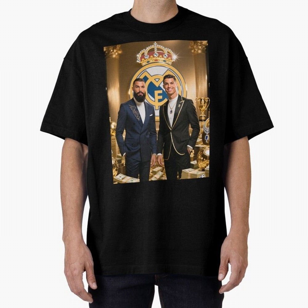 Viking Stars Oversized T-Shirt Relive Global Football Passion for FIFA World Cup 2026 Group Stage, Highlighting Mbappe and Neymar, Brazil, Soccer Culture, Superstar Moments, National Team Dreams and Competitive Fire; Perfect for People Who Love