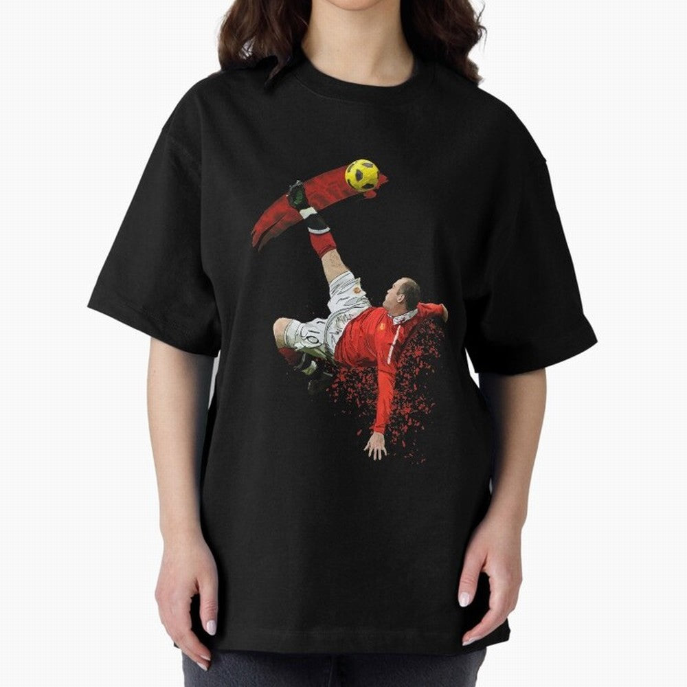 Wayne Rooney Oversized T-Shirt Cheer through Every Moment of Global Football Passion for FIFA World Cup 2026 Group Stage, Built around Messi, Brazil, Portugal and Argentina, Goal Celebration Energy, Supporter Heritage, Football Icons and Worldwide