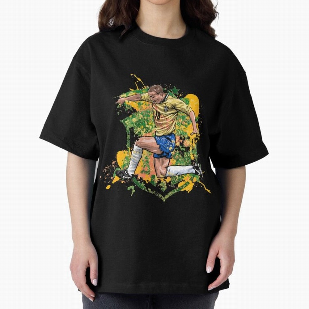 Ronaldo Nazario de Lima - Fenomeno do Brasil Oversized T-Shirt Bring Bold Fan Energy to Match Day Hype around FIFA World Cup 2026 USA Canada Mexico, CR7 and Messi, England and Germany, Champion Mindset, Group Stage Buzz, Knockout Tension and