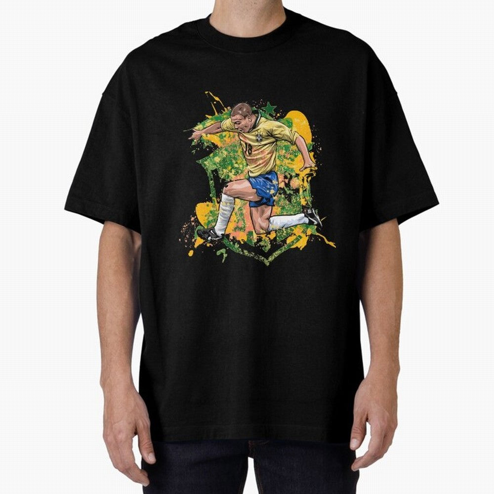 Ronaldo Nazario de Lima - Fenomeno do Brasil Oversized T-Shirt Bring Bold Fan Energy to Match Day Hype around FIFA World Cup 2026 USA Canada Mexico, CR7 and Messi, England and Germany, Champion Mindset, Group Stage Buzz, Knockout Tension and