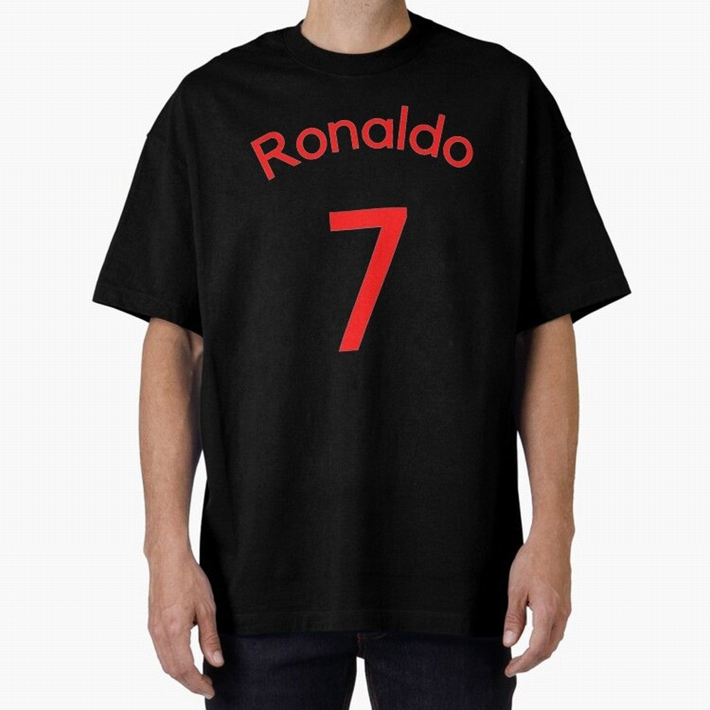 Ronaldo Manchester United Oversized T-Shirt Enjoy the Biggest Football Party of FIFA World Cup 2026 USA Canada Mexico Made for Mbappe, Portugal, Spain and Germany Energy, Championship Spirit, Famous Goals, Roaring Crowds and International Football