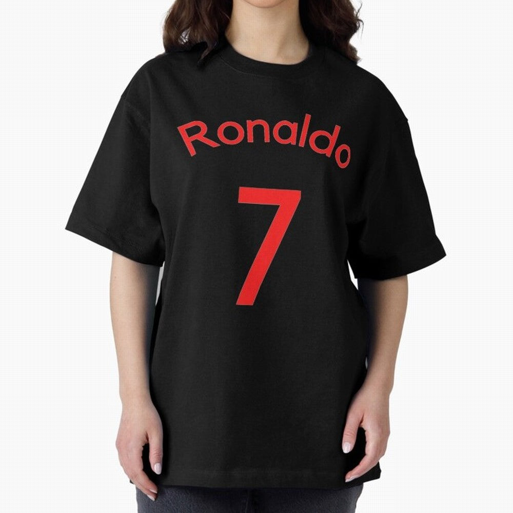 Ronaldo Manchester United Oversized T-Shirt Enjoy the Biggest Football Party of FIFA World Cup 2026 USA Canada Mexico Made for Mbappe, Portugal, Spain and Germany Energy, Championship Spirit, Famous Goals, Roaring Crowds and International Football
