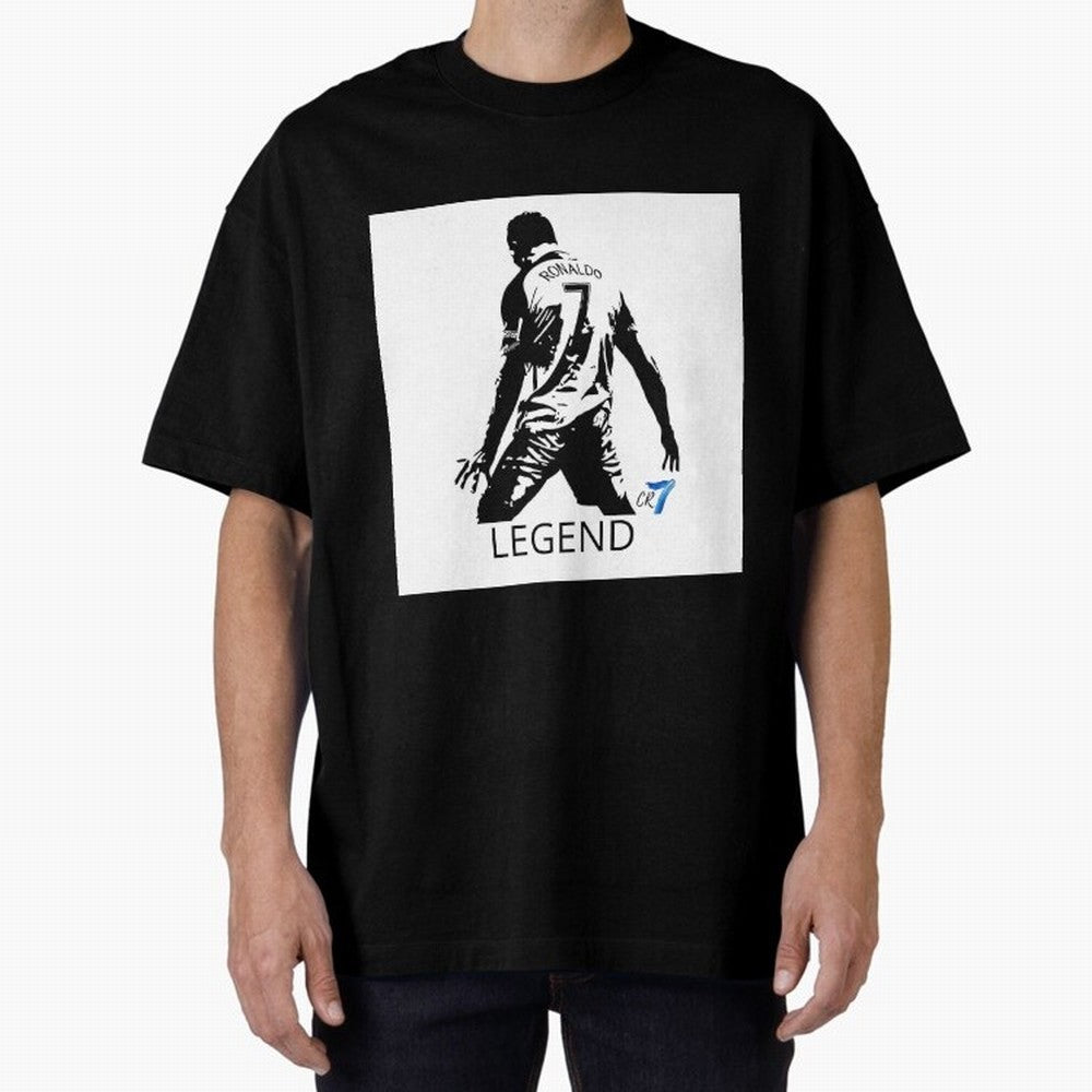 RONALDO legend CR7 Oversized T-Shirt Experience the FIFA World Cup 2026 Group Stage Journey through Mbappe and Neymar Highlights, England Pride, Worldwide Fan Energy, Dramatic Goals, Stadium Lights and Championship Celebrations; Ideal for