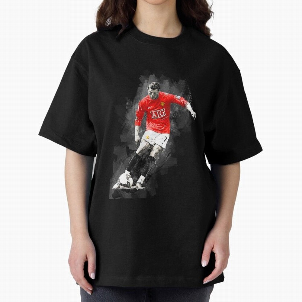 Cristiano Ronaldo gift Oversized T-Shirt Capture FIFA World Cup 2026 Group Stage Connected to Neymar, Brazil, Portugal and Argentina Energy, Match Day Excitement, Supporter Culture, Golden Goals and Global Football Passion; Made for Die Hard