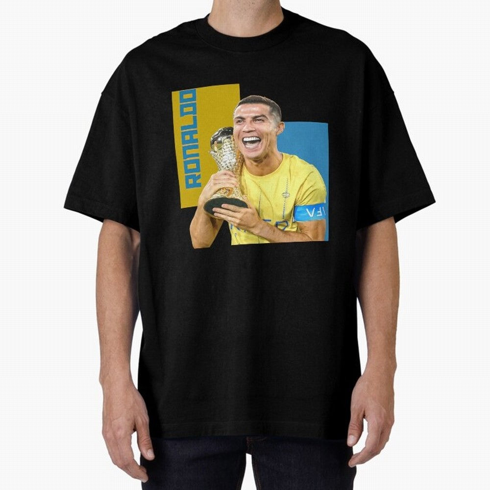 Ronaldo Oversized T-Shirt Back the Journey through Match Day Hype around FIFA World Cup 2026 Group Stage, Neymar, France, Supporter Pride, Iconic Celebrations, Legendary Names and Global Match Day Energy; Built for Supporters Chasing Trophy Dreams,