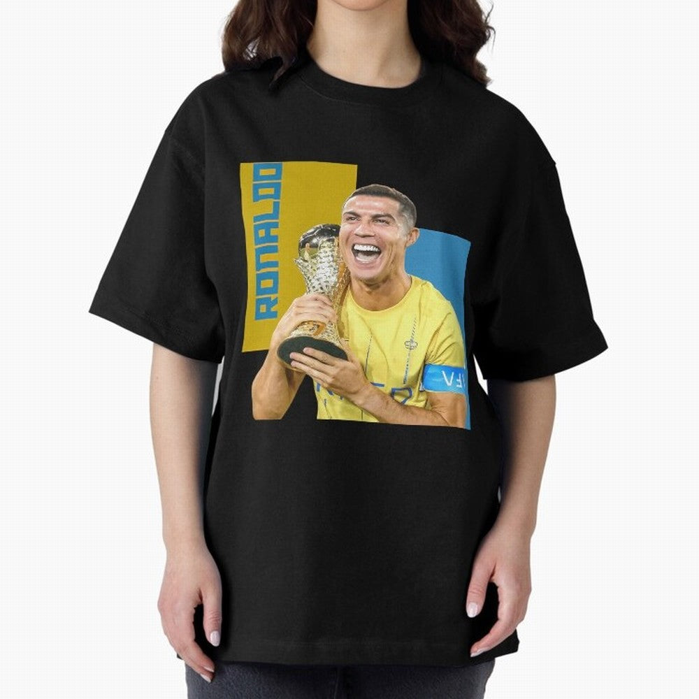 Ronaldo Oversized T-Shirt Back the Journey through Match Day Hype around FIFA World Cup 2026 Group Stage, Neymar, France, Supporter Pride, Iconic Celebrations, Legendary Names and Global Match Day Energy; Built for Supporters Chasing Trophy Dreams,