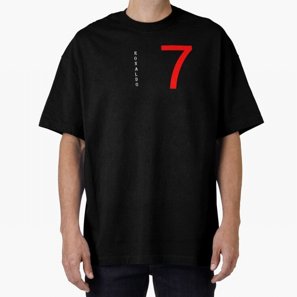 Christiano Ronaldo T-shirts Oversized T-Shirt Step into Match Day Hype around FIFA World Cup 2026, Cristiano Ronaldo, France and Portugal, Tournament Hype, Historic Matchups, Family Viewing Parties and Global Sports Pride; Made for Collectors Who