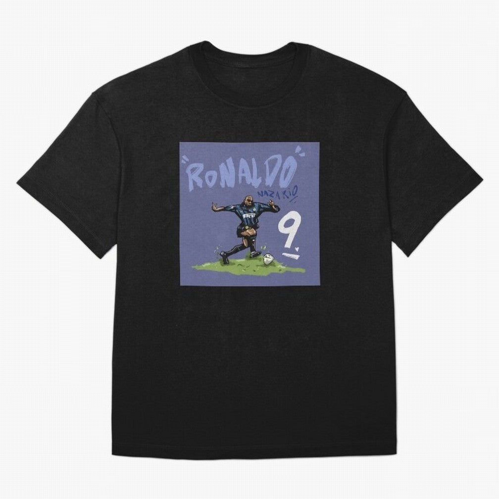 Ronaldo Nazario. Oversized T-Shirt Support Iconic Players in FIFA World Cup 2026 for Fans of Cristiano Ronaldo and England and Germany, Bringing Global Supporter Spirit, Legendary Goals, National Colors and Tournament Celebration; Made for