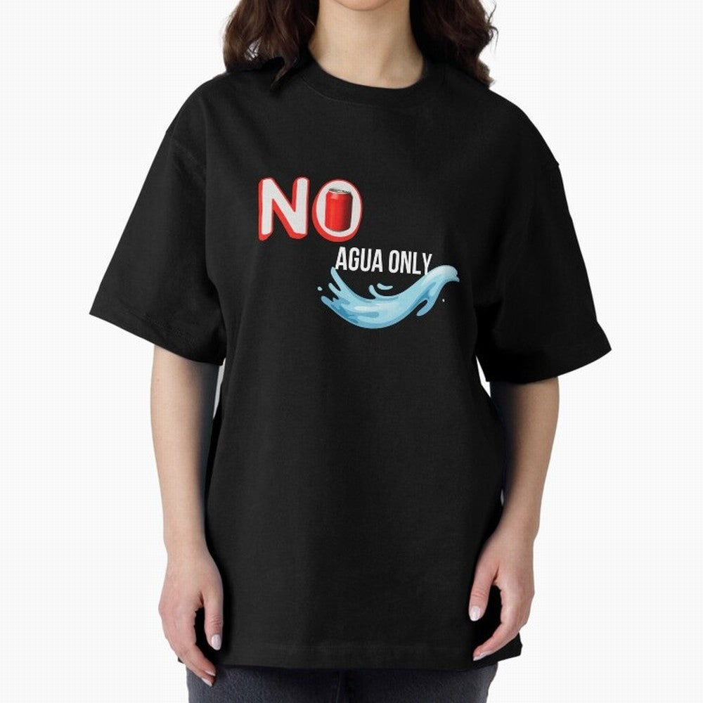 Cristiano Ronaldo - No Soda Coca Drink Agua Water Only Oversized T-Shirt Experience the Global Stage of FIFA World Cup 2026 Spirit, Made for Brazil, Cristiano Ronaldo, Sports Nostalgia, International Competition, Famous Players and Unforgettable