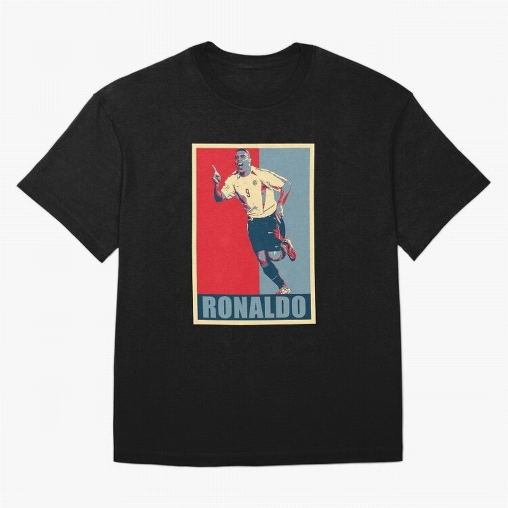 Ronaldo De Lima Celebration Oversized T-Shirt Honor Football Greatness during Global Football Passion for FIFA World Cup 2026, Highlighting CR7, Germany, Football History, Final Match Energy, Crowd Noise and Once in a Lifetime Moments; Made for Die