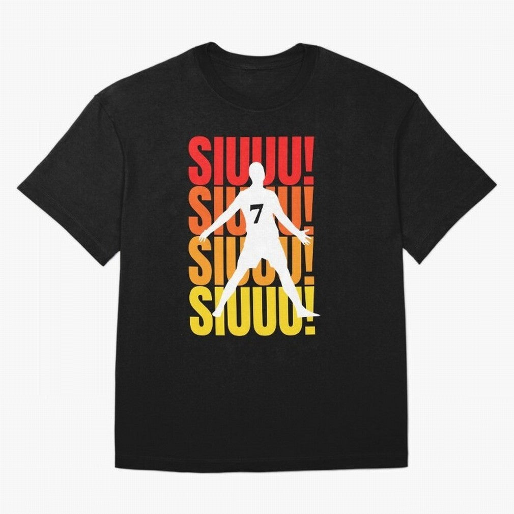 Christiano Ronaldo Siuuu Oversized T-Shirt Bring Home Match Day Hype around FIFA World Cup 2026, Haaland and Mbappe, Portugal, Spain and Germany, Match Day Excitement, Supporter Culture, Golden Goals and Global Football Passion; Great for