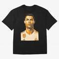 Ronaldo Oversized T-Shirt Show Championship Spirit for Global Football Passion for FIFA World Cup 2026 Group Stage, Inspired by CR7, Spain, Supporter Pride, Iconic Celebrations, Legendary Names and Global Match Day Energy; Ideal for Fans Who Follow